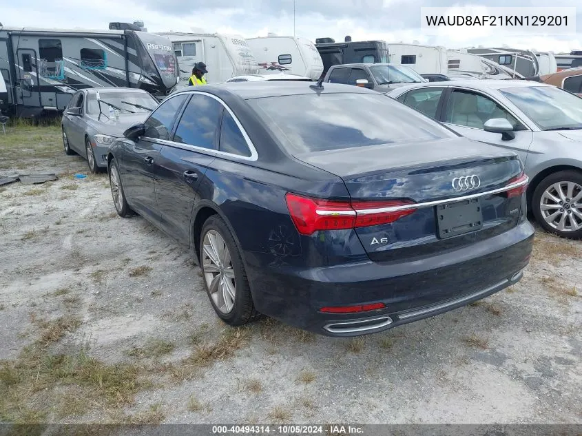 WAUD8AF21KN129201 2019 Audi A6 Premium