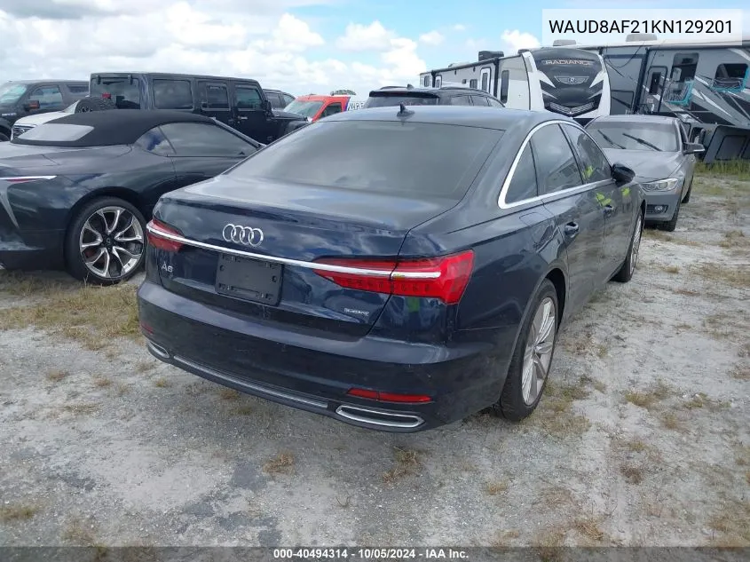 WAUD8AF21KN129201 2019 Audi A6 Premium