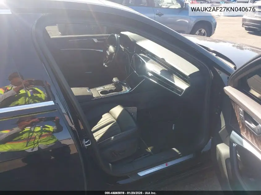 WAUK2AF27KN040676 2019 Audi A6 55 Premium