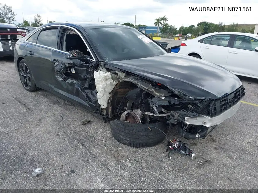 WAUD8AF21LN071561 2020 Audi A6 Premium 45 Tfsi Quattro S Tronic