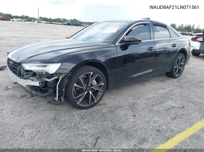 WAUD8AF21LN071561 2020 Audi A6 Premium 45 Tfsi Quattro S Tronic