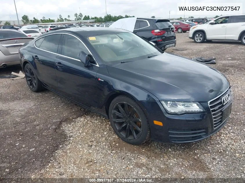 WAUSGAFC3CN027547 2012 Audi A7 Premium