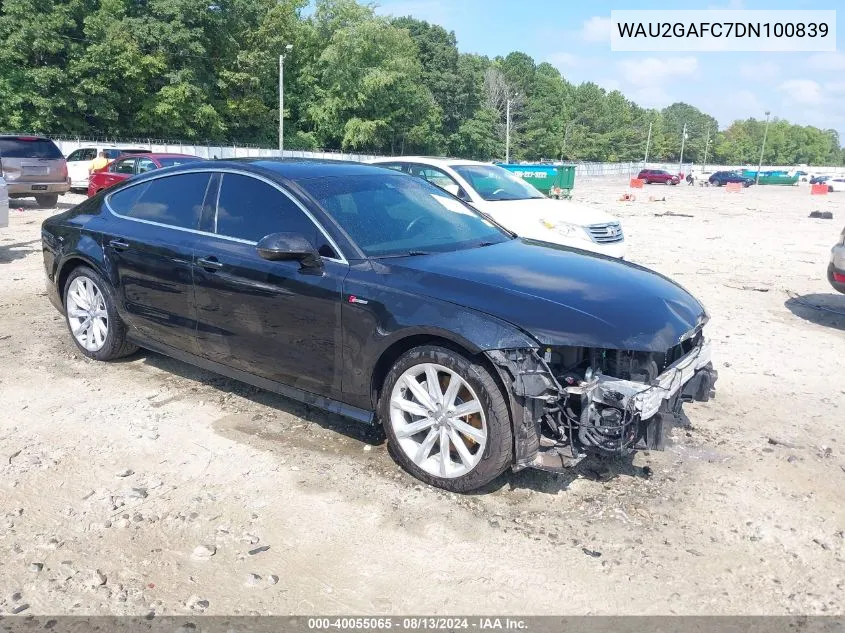 WAU2GAFC7DN100839 2013 Audi A7 3.0T Premium