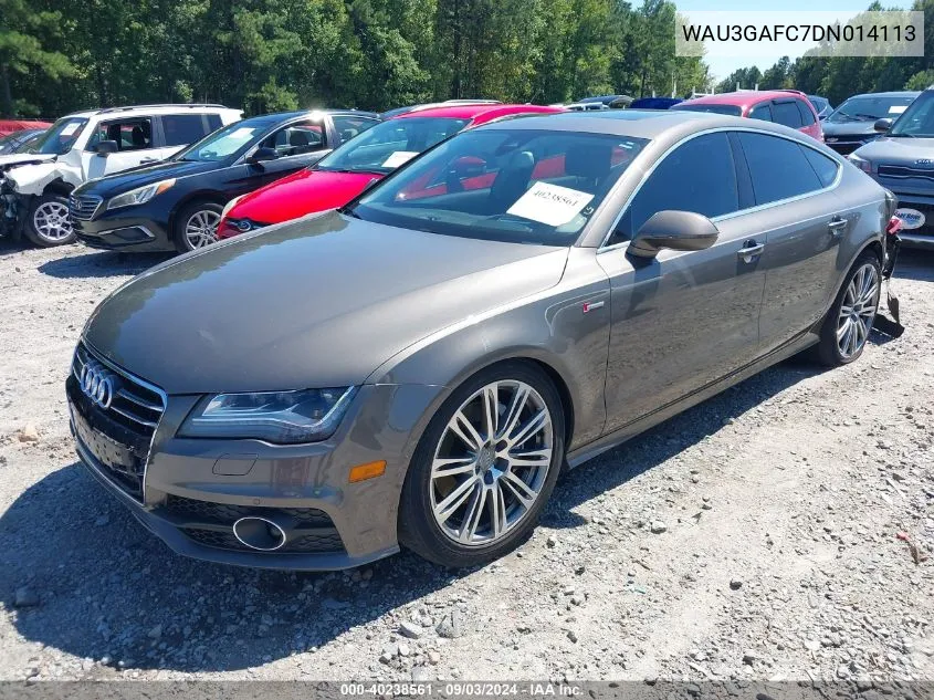 WAU3GAFC7DN014113 2013 Audi A7 3.0T Premium