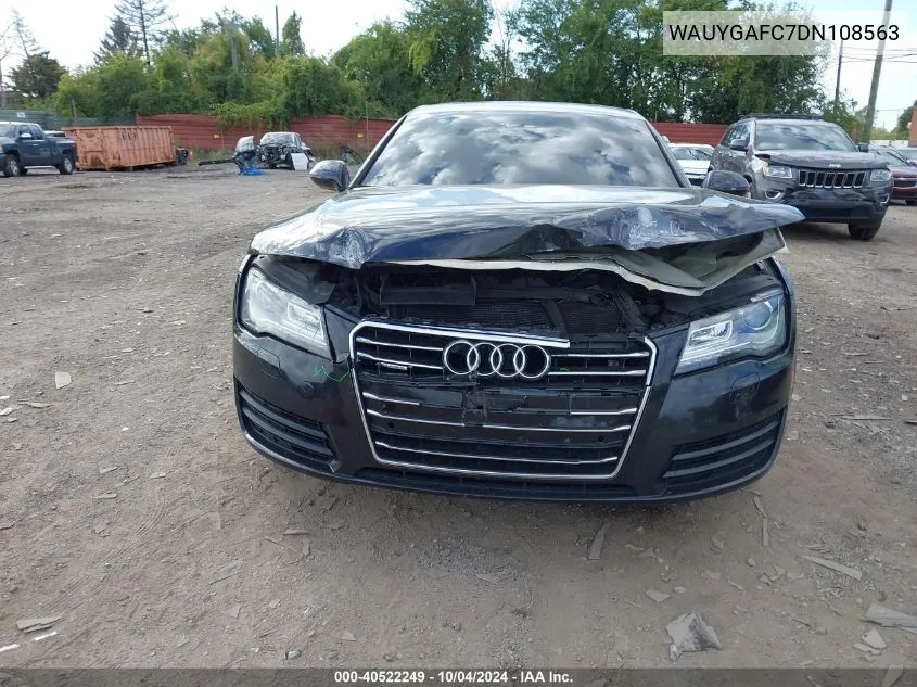 WAUYGAFC7DN108563 2013 Audi A7 3.0T Premium