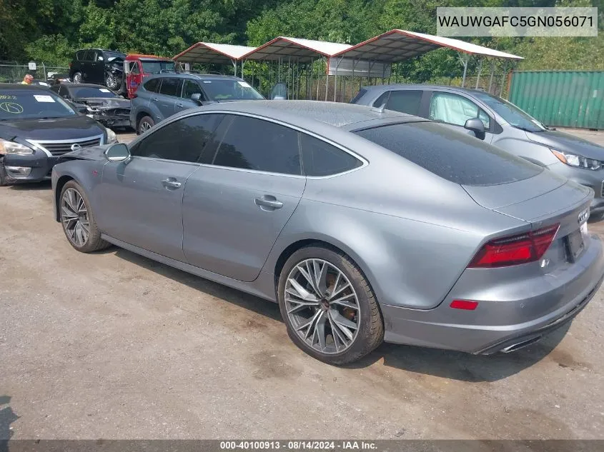 WAUWGAFC5GN056071 2016 Audi A7 3.0T Premium Plus