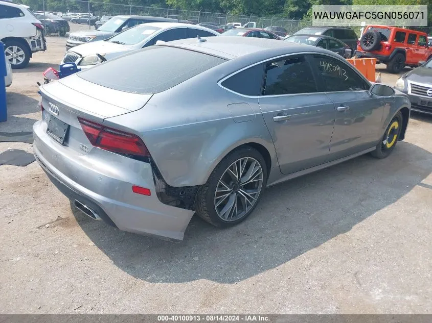 WAUWGAFC5GN056071 2016 Audi A7 3.0T Premium Plus