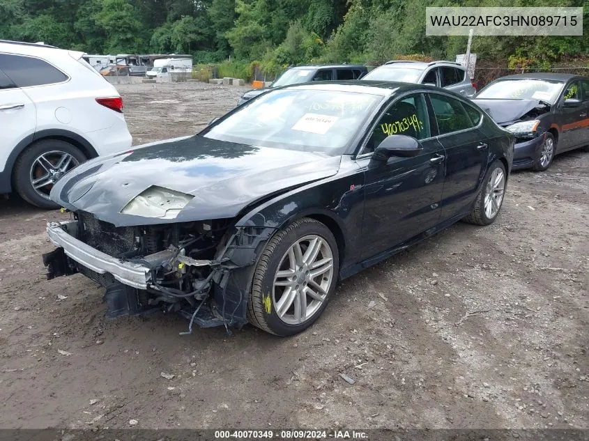 WAU22AFC3HN089715 2017 Audi A7 3.0T Premium Plus