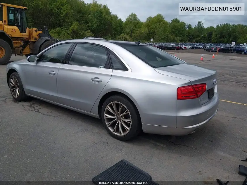 2013 Audi A8 L 3.0T VIN: WAURGAFD0DN015901 Lot: 45107766