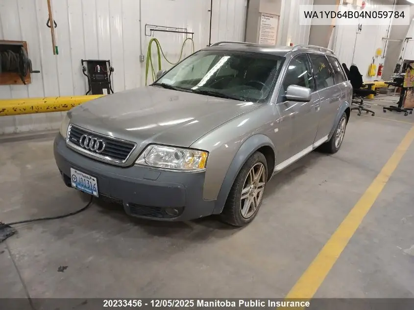 WA1YD64B04N059784 2004 Audi Allroad Quattro