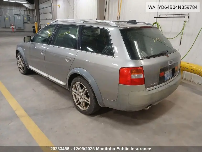 WA1YD64B04N059784 2004 Audi Allroad Quattro