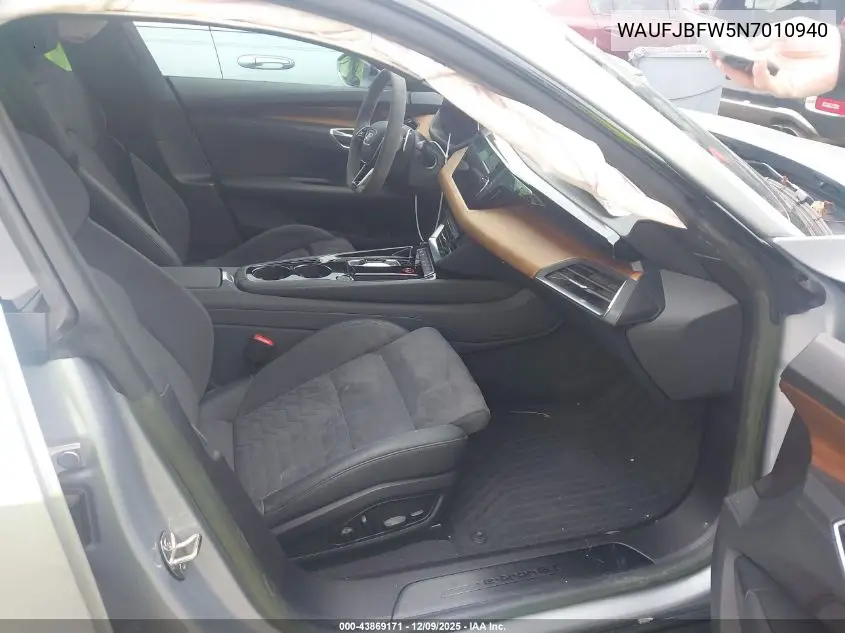 WAUFJBFW5N7010940 2022 Audi E-Tron Gt Premium Plus Quattro