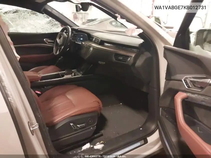 WA1VABGE7KB012731 2019 Audi E-Tron Premium Plus