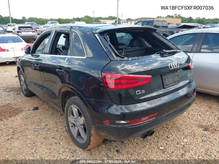 WA1BFCFSXFR007036 2015 Audi Q3 2.0T Premium Plus