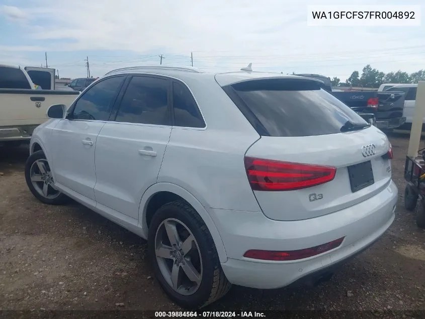 WA1GFCFS7FR004892 2015 Audi Q3 2.0T Premium Plus