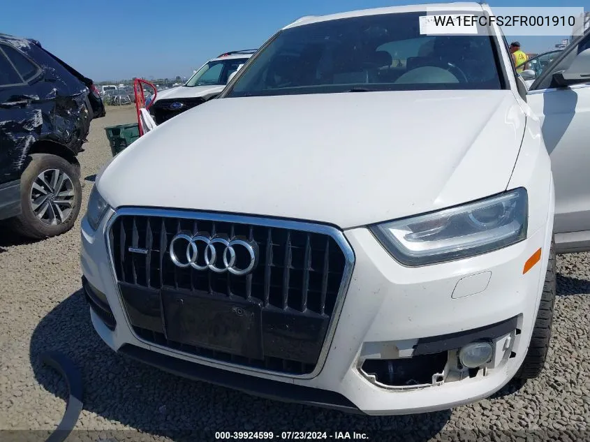 WA1EFCFS2FR001910 2015 Audi Q3 2.0T Premium Plus