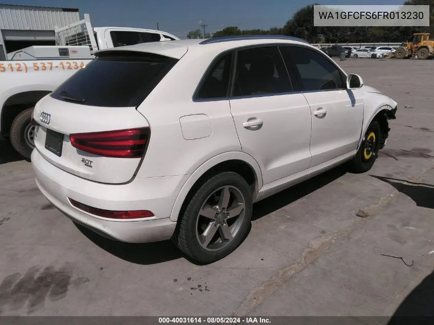 2015 Audi Q3 2.0T Premium Plus VIN: WA1GFCFS6FR013230 Lot: 40031614