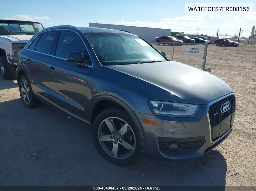 WA1EFCFS7FR008156 2015 Audi Q3 2.0T Premium Plus