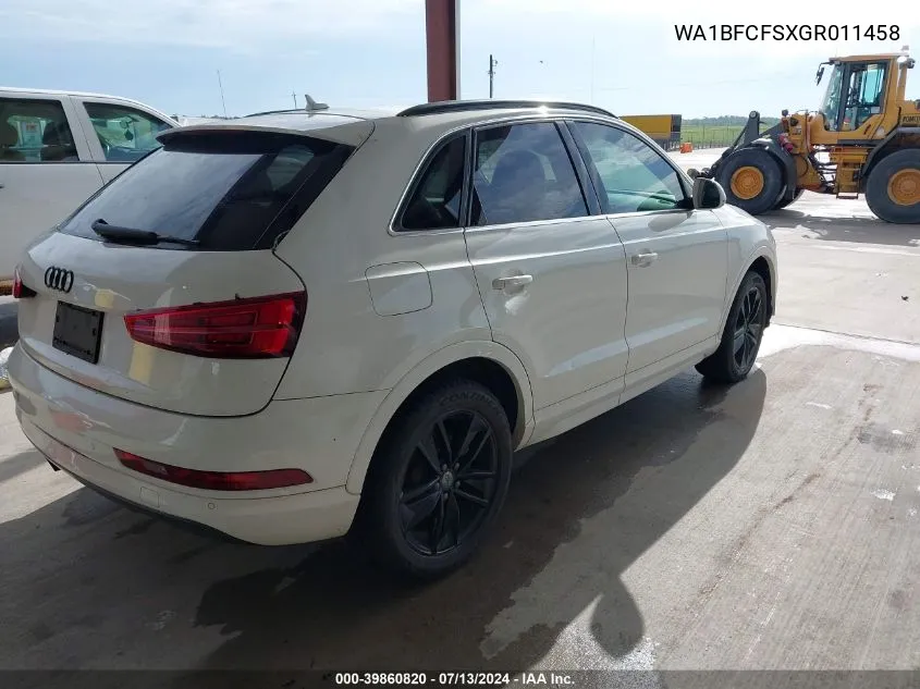 WA1BFCFSXGR011458 2016 Audi Q3 Premium Plus