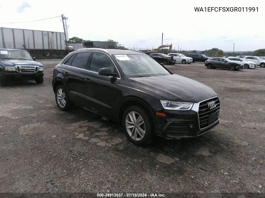 WA1EFCFSXGR011991 2016 Audi Q3 2.0T Premium Plus