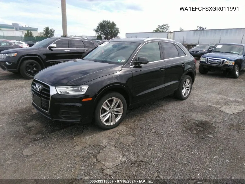 WA1EFCFSXGR011991 2016 Audi Q3 2.0T Premium Plus