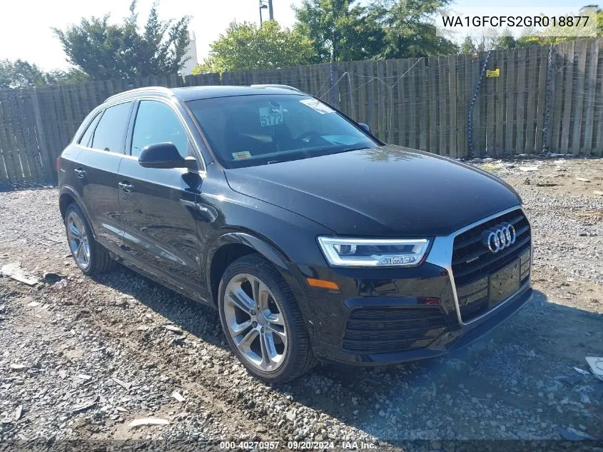 2016 Audi Q3 2.0T Premium Plus VIN: WA1GFCFS2GR018877 Lot: 40270957