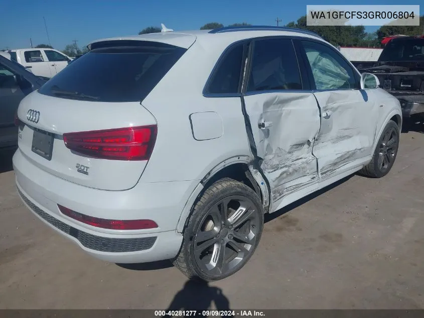 WA1GFCFS3GR006804 2016 Audi Q3 2.0T Premium Plus