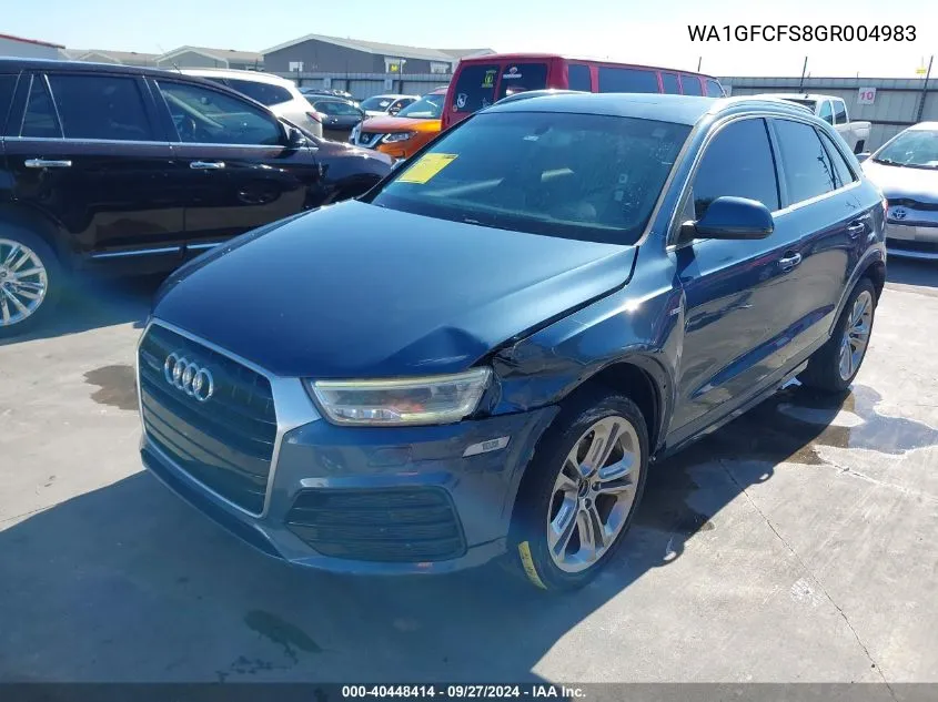 WA1GFCFS8GR004983 2016 Audi Q3 2.0T Premium Plus