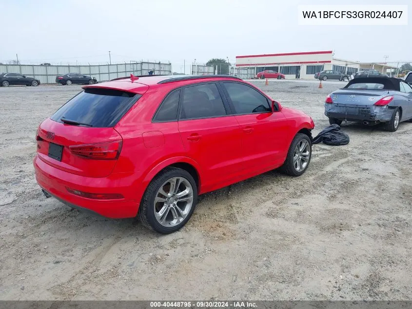 WA1BFCFS3GR024407 2016 Audi Q3 2.0T Premium Plus