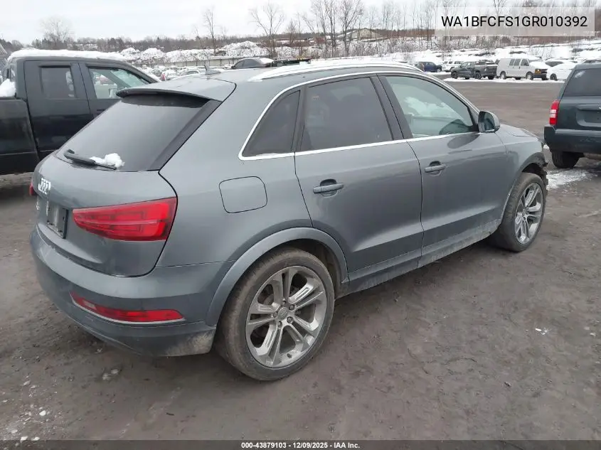 WA1BFCFS1GR010392 2016 Audi Q3 2.0T Premium Plus
