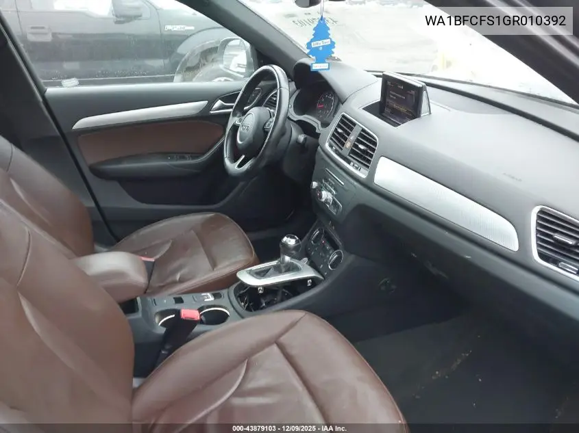 WA1BFCFS1GR010392 2016 Audi Q3 2.0T Premium Plus