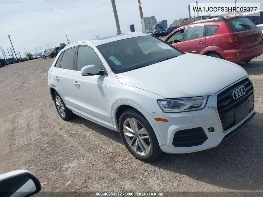 WA1JCCFS3HR009377 2017 Audi Q3 2.0T Premium