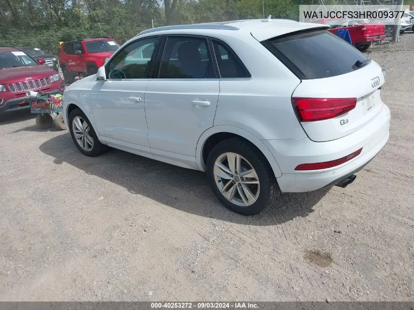 WA1JCCFS3HR009377 2017 Audi Q3 2.0T Premium