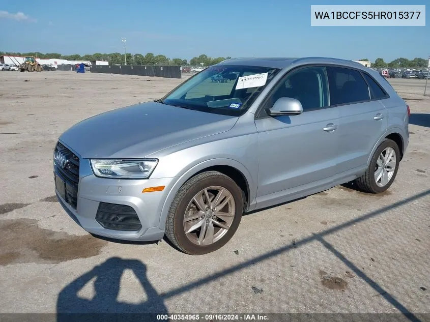 WA1BCCFS5HR015377 2017 Audi Q3 2.0T Premium