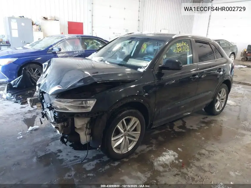 WA1ECCFS4HR002729 2017 Audi Q3 2.0T Premium