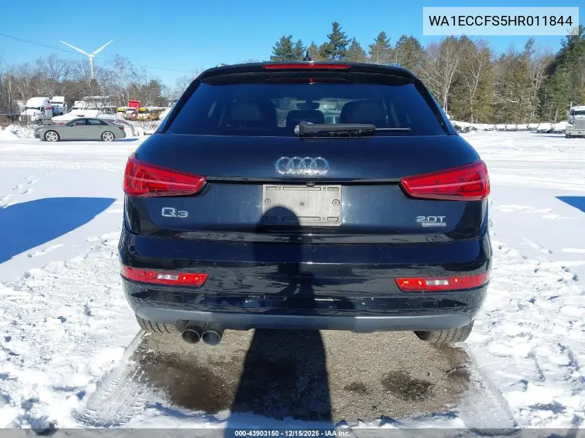 WA1ECCFS5HR011844 2017 Audi Q3 2.0T Premium
