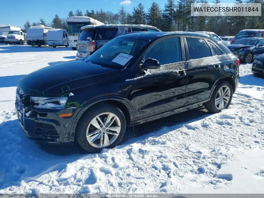 WA1ECCFS5HR011844 2017 Audi Q3 2.0T Premium