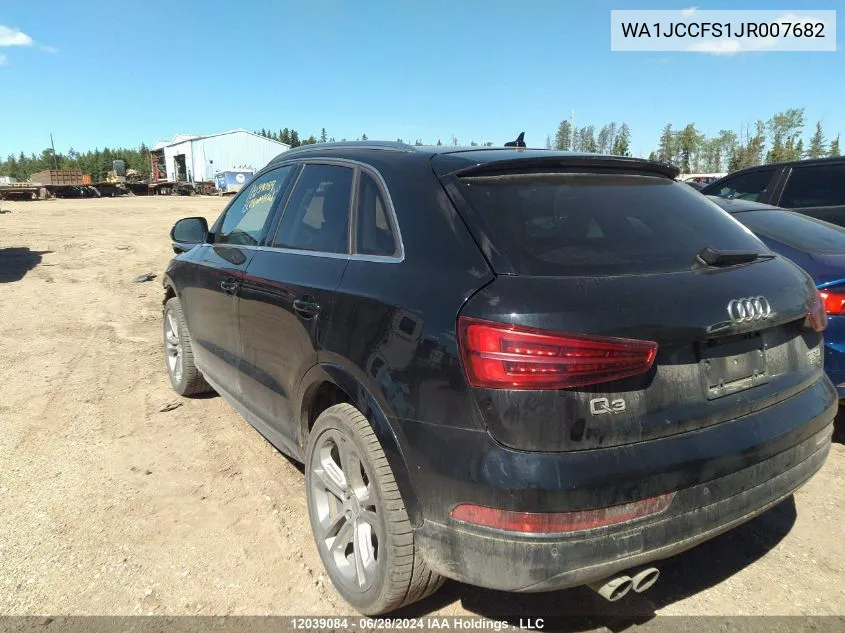 WA1JCCFS1JR007682 2018 Audi Q3