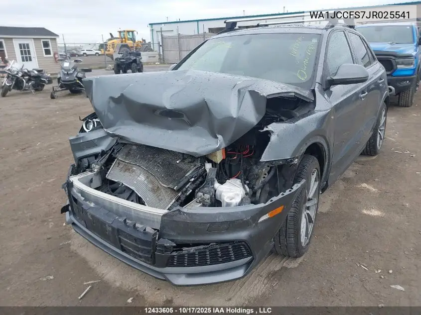 WA1JCCFS7JR025541 2018 Audi Q3 Premium Plus