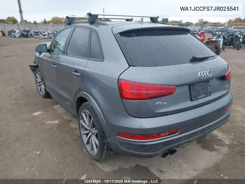 WA1JCCFS7JR025541 2018 Audi Q3 Premium Plus