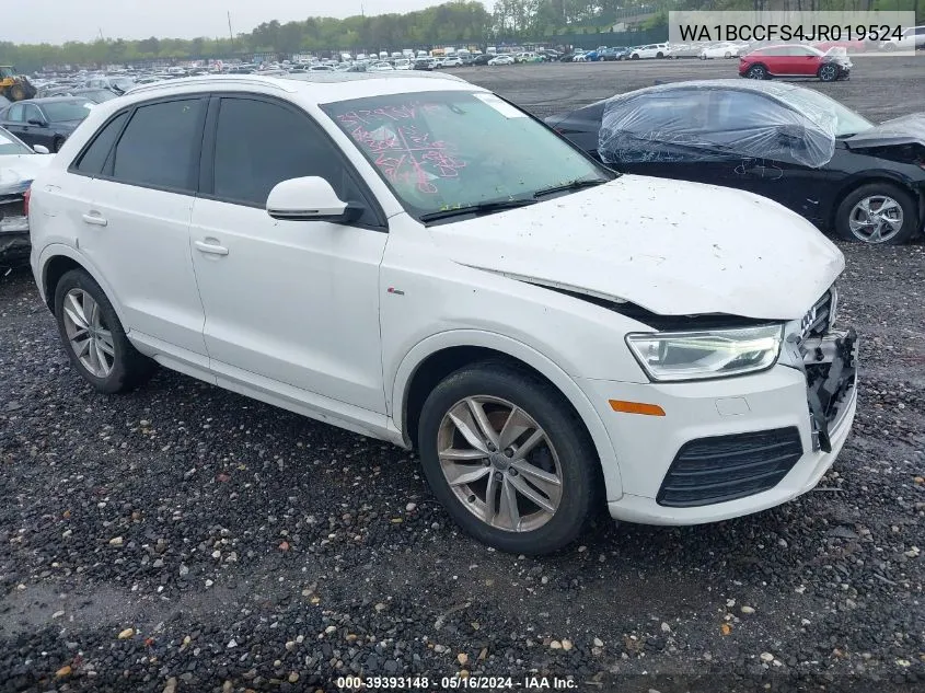 WA1BCCFS4JR019524 2018 Audi Q3 2.0T Premium/2.0T Sport Premium