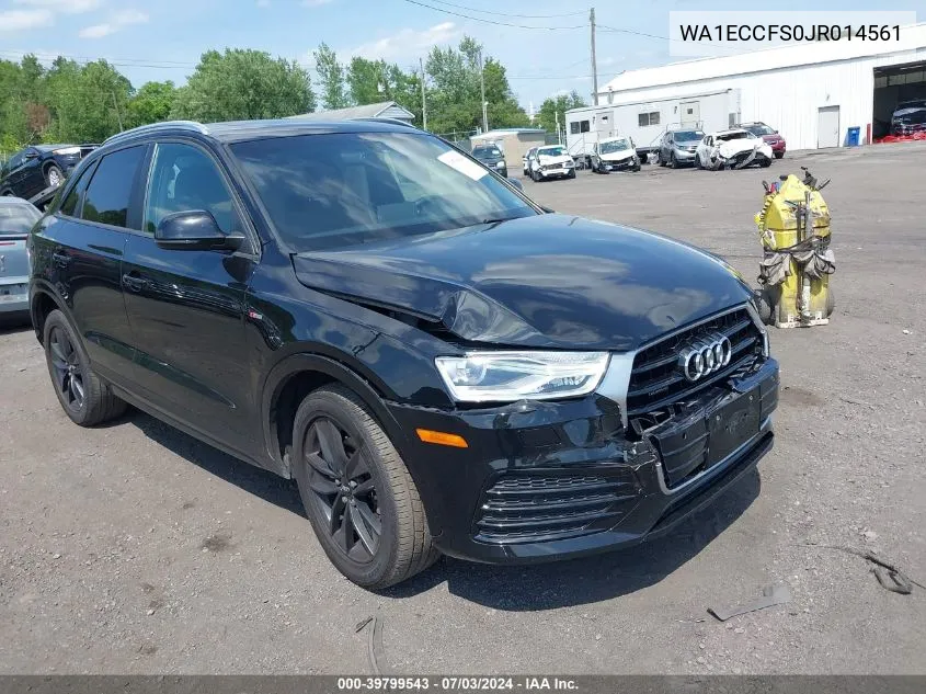 2018 Audi Q3 2.0T Premium/2.0T Sport Premium VIN: WA1ECCFS0JR014561 Lot: 39799543