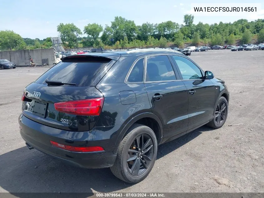 2018 Audi Q3 2.0T Premium/2.0T Sport Premium VIN: WA1ECCFS0JR014561 Lot: 39799543