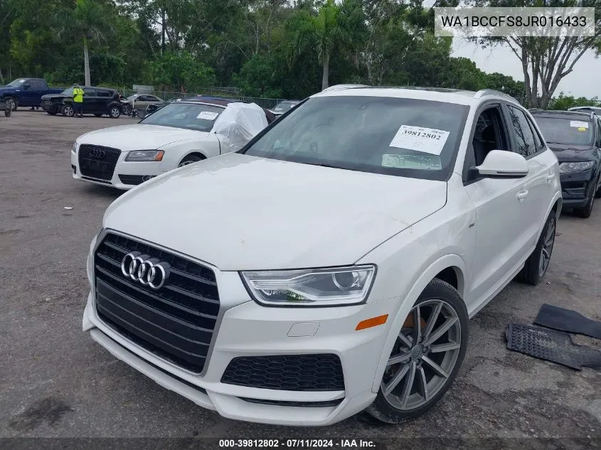 WA1BCCFS8JR016433 2018 Audi Q3 2.0T Premium/2.0T Sport Premium