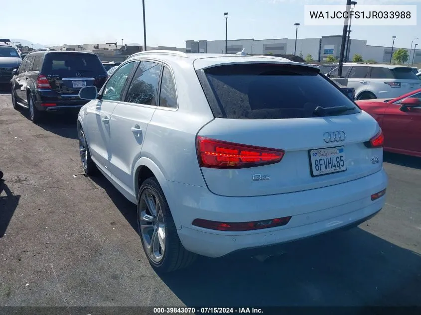 WA1JCCFS1JR033988 2018 Audi Q3 2.0T Premium/2.0T Sport Premium