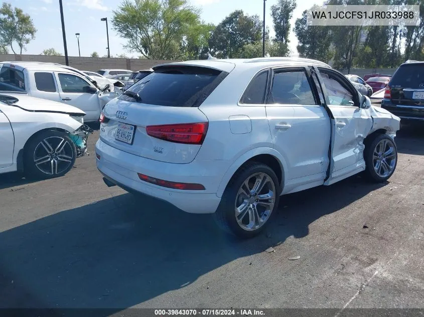 WA1JCCFS1JR033988 2018 Audi Q3 2.0T Premium/2.0T Sport Premium