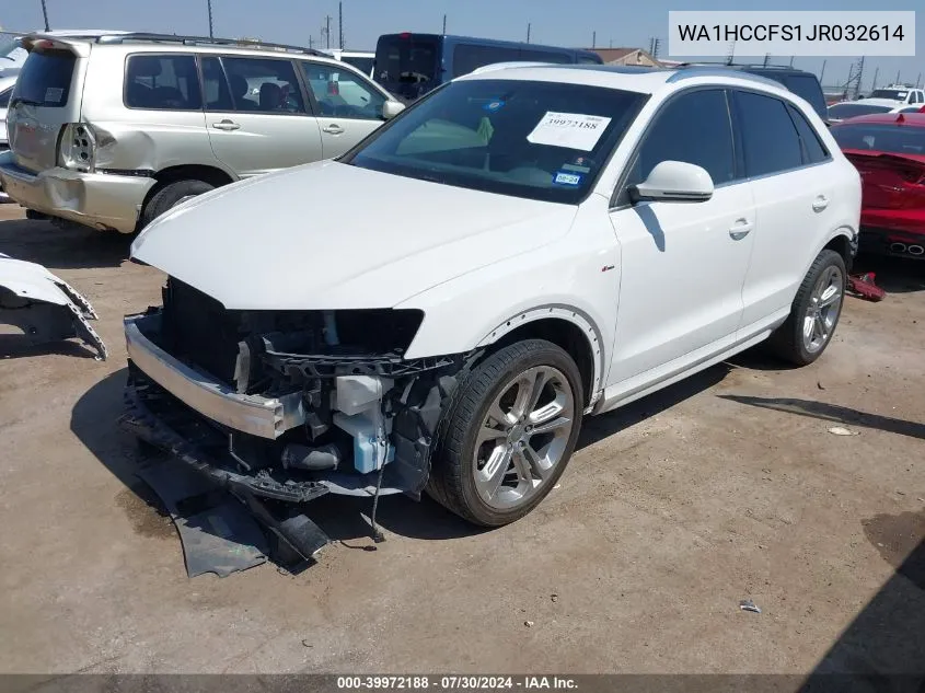 WA1HCCFS1JR032614 2018 Audi Q3 2.0T Sport Premium