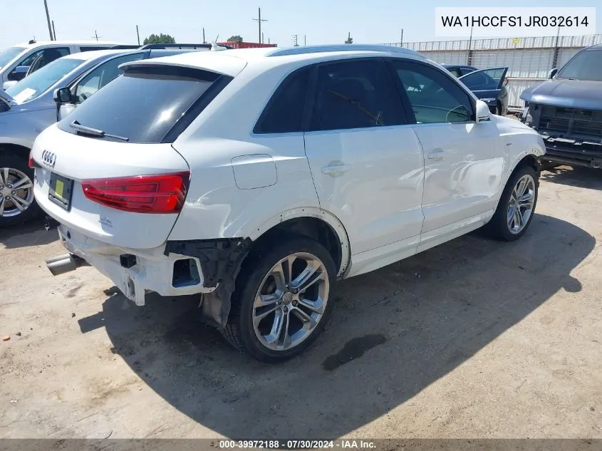 WA1HCCFS1JR032614 2018 Audi Q3 2.0T Sport Premium