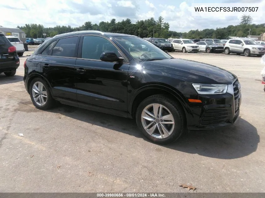 WA1ECCFS3JR007507 2018 Audi Q3 2.0T Premium/2.0T Sport Premium