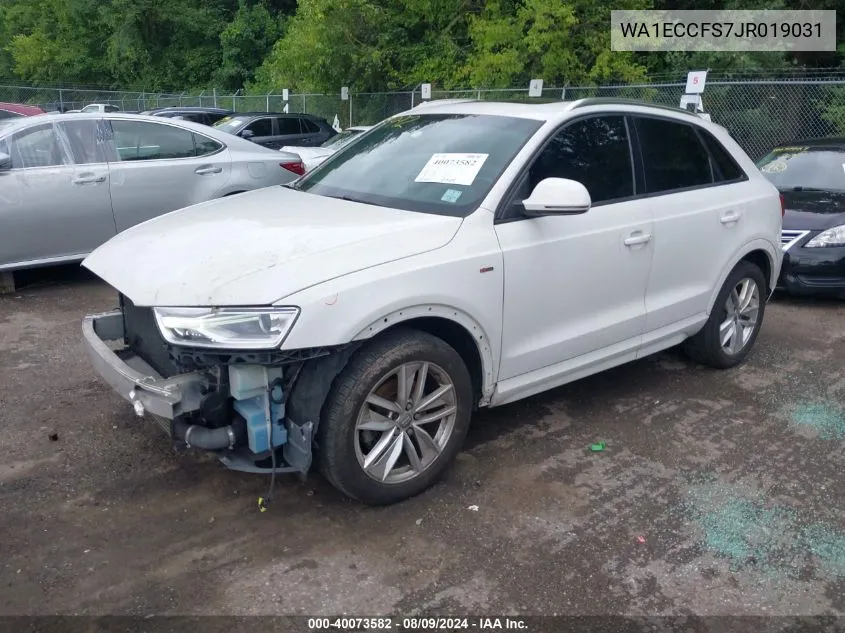 WA1ECCFS7JR019031 2018 Audi Q3 2.0T Premium/2.0T Sport Premium